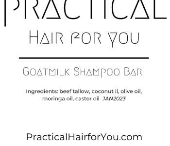 Practical Hair for You: Goatmilk Shampoo Bar